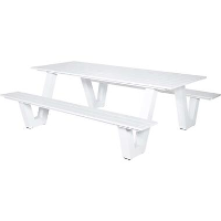 Picknicktafel Breeze   wit   20x187x76 cm   Leen Bakker