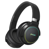 Picun B2 bluetooth Hoofdtelefoon Draadloze koptelefoon 40mm Units Diepe Bass 3D Stereo 1000mAh Batterij Kleurrijke verli