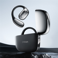 Picun H1S OWS oortelefoon met bluetooth Bluetooth oortelefoon 14.2 Mm grote chauffeurs Open oor HD bellen Mic Ear Hook d