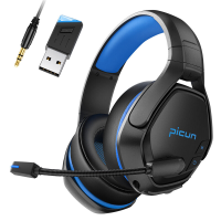 PICUN PG 01 Tri mode 2.4G Draadloze Headset Bluetooth Koptelefoon 50mm Drivers 3D Ruimtelijke Surround Sound Over ear Ga