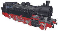 Piko H0 50664 H0 stoomlocomotief BR 93 van de DR
