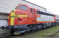 Piko H0 52491 H0 diesellocomotief NOHAB van de Strabag