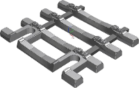 H0 Piko A rails 55151 Bielzen 31 mm