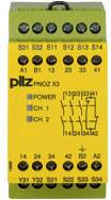 PILZ PNOZ X3 24VAC 24VDC 3n/o 1n/c 1so Veiligheidsschakelapparaat Voedingsspanning (num): 24 V/DC 3x NO, 1x NC (b x h x d) 45 x 87 x 121 mm 1 stuk(s)