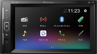 Pioneer DMH A240DAB Autoradio met scherm dubbel DIN Aansluiting voor stuurbediening, Aansluiting voor achteruitrijcamera, Bluetooth handsfree, DAB+ tuner
