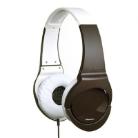Pioneer: SE MJ721 T Bass Head On Ear   Bruin / Wit