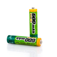Pisen 600mah 1.2V Aaa 1000 Cycles Ni Mh Rechargeable Batteries 2pcs