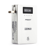 Pisen LCD 10000mAh Dual USB Power Bank For iPhone iPod Cellphone