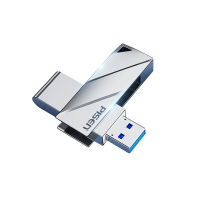 Pisen USB3.0 Flash Drive 360° Rotatie Hoge Snelheid Gegevensoverdracht Waterdicht Hittebestendigheid 32G/64G/128G/256G D