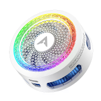 PIVA B3 Mobiele Telefoonkoeler 25W Halfgeleiderkoeling Magneetclip 4 Niveaus Laag Geluid RGB Verlichting Mobiele Telefoo