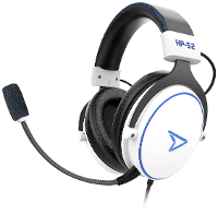 Pixminds HP 52 Over Ear headset Gamen Kabel Stereo Wit Volumeregeling