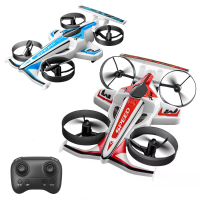 PJC M7S 2 in 1 Land Air Flying Racing Drift Auto Hoogtebehoud Modus Druivelstunts 2,4G Afstandsbediening Speelgoed Kinde