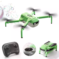 PJC M8S Babbelende Bubbels Drone Hoofdloze Hoogtebehoud Modus LED Borstelloze Opvouwbaar 2.4G 4CH Afstandsbediening Spee