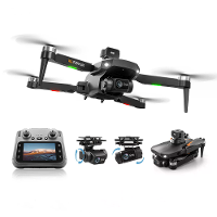 PJC RG708 MAX GPS 5G Herhaler Digitaale FPV met 4,5 inch LCD schermcontroller 1080P HD Dual Camera 2 assige gimbal 360°