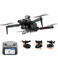 PJC RG808 PRO GPS 5G WiFi FPV met 4,3 inch LCD schermcontroller 720P HD dual camera 3 assige EIS gimbal 360° obstakelver