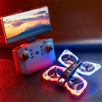 PJC S3 WiFi FPV met dubbele camera optische flow hover kleurrijke rijdende LED verlichting cirkelbescherming 2.4G 4CH 6 