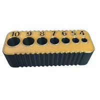 PLA Boorhandleiding 7 Gemaakt Gaten 4mm tot 10mm Compact Lichtgewicht Houtbewerkingsgereedschap Nauwkeurige Uitsnijding