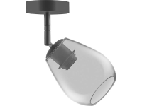 Plafondlamp LED, Halogeen E27 Energielabel: Afhankelijk van de lamp 40 W LEDVANCE Vintage Edition 1906 Cone 4058075216884 Rook grijs, Zwart (mat)