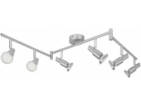 Plafondspot Led Gu10 18 W Osram Led Spot 6x3w Grã¥ 4052899393837 Nikkel (geborsteld)
