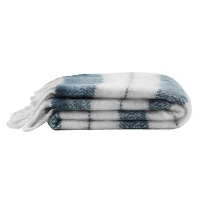 Plaid Marshall   blauw/wit   130x170 cm   Leen Bakker