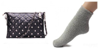 Plaid Rivet Decorated Clutches Crossbody Bag