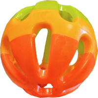 Plastic Knaagdierbal+bel 7,5 Cm