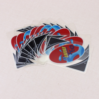 Plastic Transparent Waterproof Uno Card Game Family Fun Poker Card