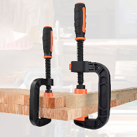 Plastic Zware C vormige Clip G vormige Klem met Snelknop Verplaatsbare Chuck voor houtbewerking Nylon bevestigingsklem H