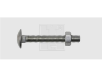 SWG 22685067 Platbolkopschroef 8 mm 50 mm Buitenzeskant DIN 603 RVS A2 25 stuk(s)