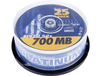 Platinum 102565 CD R 80 disc 700 MB 25 stuk(s) Spindel