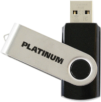 Platinum TWS USB stick 8 GB Zwart 177560 3 USB A 2.0