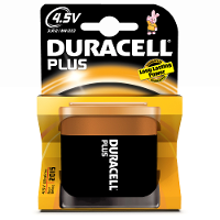Platte batterij (4,5V) Duracell Plus 3LR12 Alkaline 1 stuks