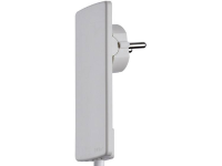 Platte Stekker Met Randaarde Kunststof 230 V Wit Ip20 Evoline 1510.0000.0300