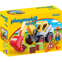 PLAYMOBIL 1.2.3   Graaflader constructiespeelgoed 70125