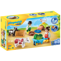 PLAYMOBIL 1.2.3   Plezier op de boerderij 71158