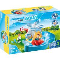 PLAYMOBIL 1.2.3   Waterrad met carrousel 70268