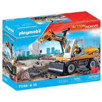 PLAYMOBIL Action Heroes   Grote graafmachine Constructiespeelgoed