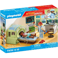 PLAYMOBIL Action Heroes   MRI met patiënt Constructiespeelgoed