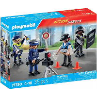 PLAYMOBIL Action Heroes   Politie figurenset Constructiespeelgoed