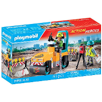 PLAYMOBIL Action Heroes   Wegenbouwplaats Constructiespeelgoed