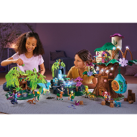 PLAYMOBIL Ayuma   Crystal Fairy en Bat Fairy met totemdieren 70803