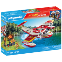 PLAYMOBIL Brandweervliegtuig met blusfuncti constructiespeelgoed