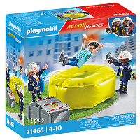 PLAYMOBIL City Action   Brandweerlieden met luchtkussens constructiespeelgoed 71465