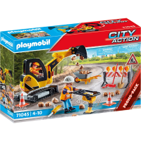 PLAYMOBIL City Action   Wegenbouw 71045