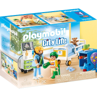 PLAYMOBIL City Life   Kinderziekenhuiskamer constructiespeelgoed 70192