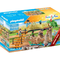 PLAYMOBIL City Life   Leeuwen in het buitenverblijf constructiespeelgoed 71192
