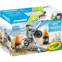 PLAYMOBIL Color   Motorcrossmotor constructiespeelgoed 71377