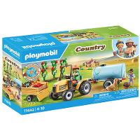PLAYMOBIL Country   Tractor met aanhanger en watertank constructiespeelgoed 71442