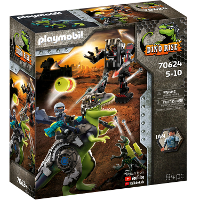 PLAYMOBIL Dino Rise   T Rex: gevecht der giganten 70624