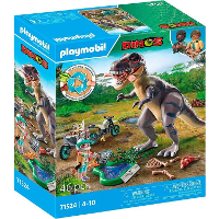 PLAYMOBIL Dinos   T Rex sporenonderzoek Constructiespeelgoed